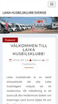 Mobile Screenshot of laikahusbilsklubb.se